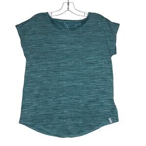 Columbia Shirt Women's Medium Green Short Sleeve Top Activewear